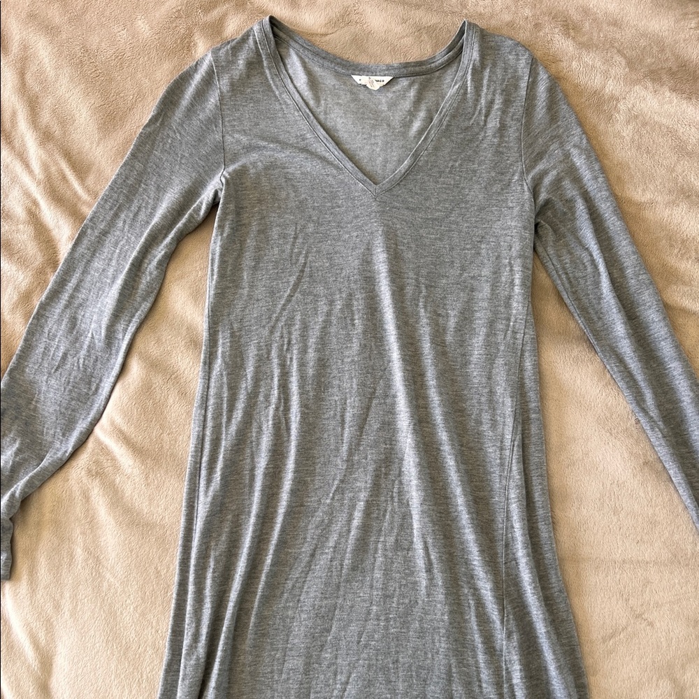 Club Monaco long sleeve T shirt dress size Medium